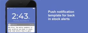 Send Push Notifications that alert users about breaking news or stock alerts