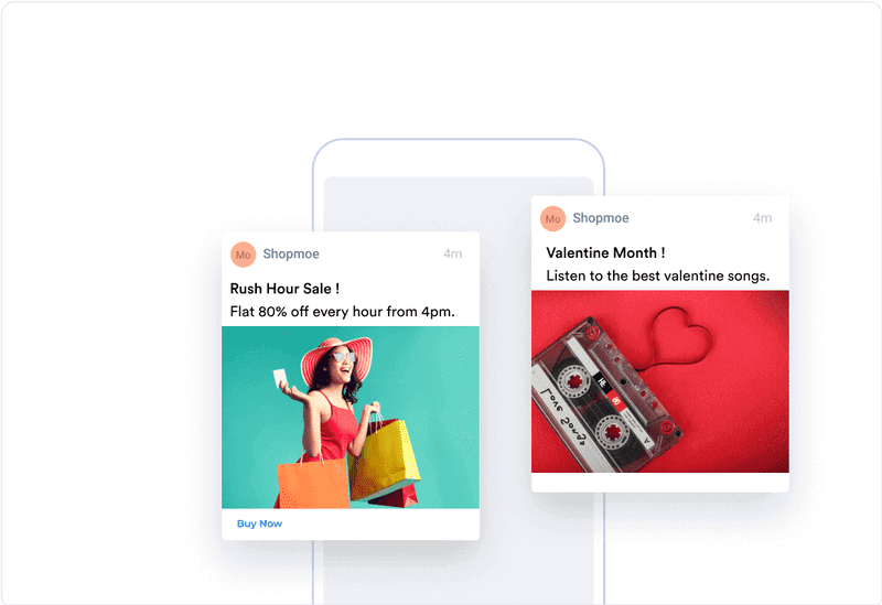 Rich push notifications